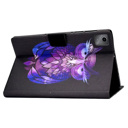 For Lenovo Tab M11 / Xiaoxin Pad 11 2024 Leather Case Pattern Printing Card Slots Tablet Cover
