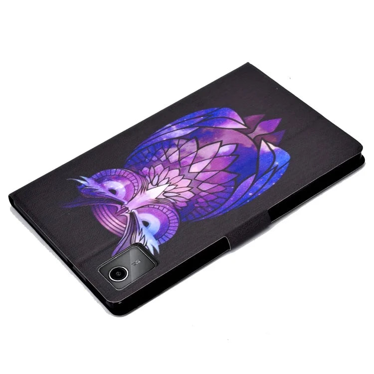 For Lenovo Tab M11 / Xiaoxin Pad 11 2024 Leather Case Pattern Printing Card Slots Tablet Cover