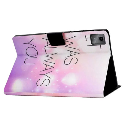 For Lenovo Tab M11 / Xiaoxin Pad 11 2024 Leather Case Pattern Printing Card Slots Tablet Cover