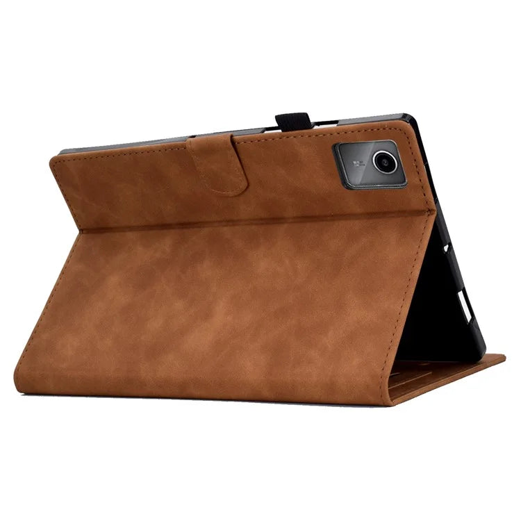 For Lenovo Tab M11 / Xiaoxin Pad 11 2024 Case Microfiber Leather Iron Tower Pattern Tablet Cover
