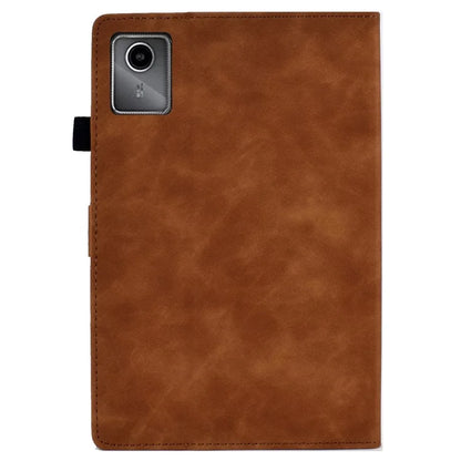 For Lenovo Tab M11 / Xiaoxin Pad 11 2024 Case Microfiber Leather Iron Tower Pattern Tablet Cover