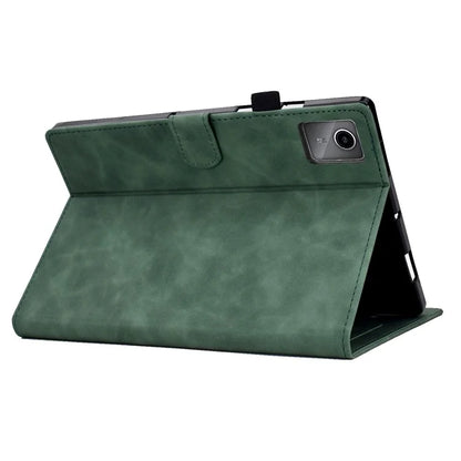 For Lenovo Tab M11 / Xiaoxin Pad 11 2024 Case Microfiber Leather Iron Tower Pattern Tablet Cover