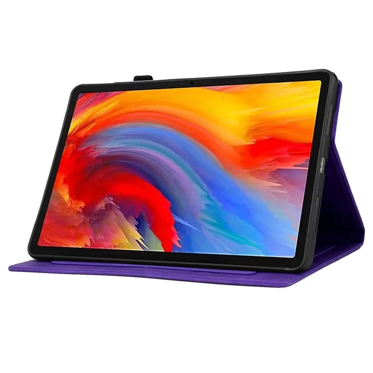 For Lenovo Tab M11 / Xiaoxin Pad 11 2024 Case Microfiber Leather Iron Tower Pattern Tablet Cover