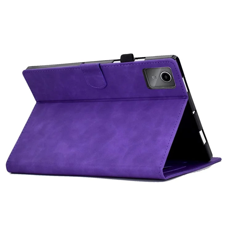 For Lenovo Tab M11 / Xiaoxin Pad 11 2024 Case Microfiber Leather Iron Tower Pattern Tablet Cover