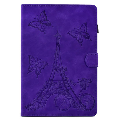 For Lenovo Tab M11 / Xiaoxin Pad 11 2024 Case Microfiber Leather Iron Tower Pattern Tablet Cover