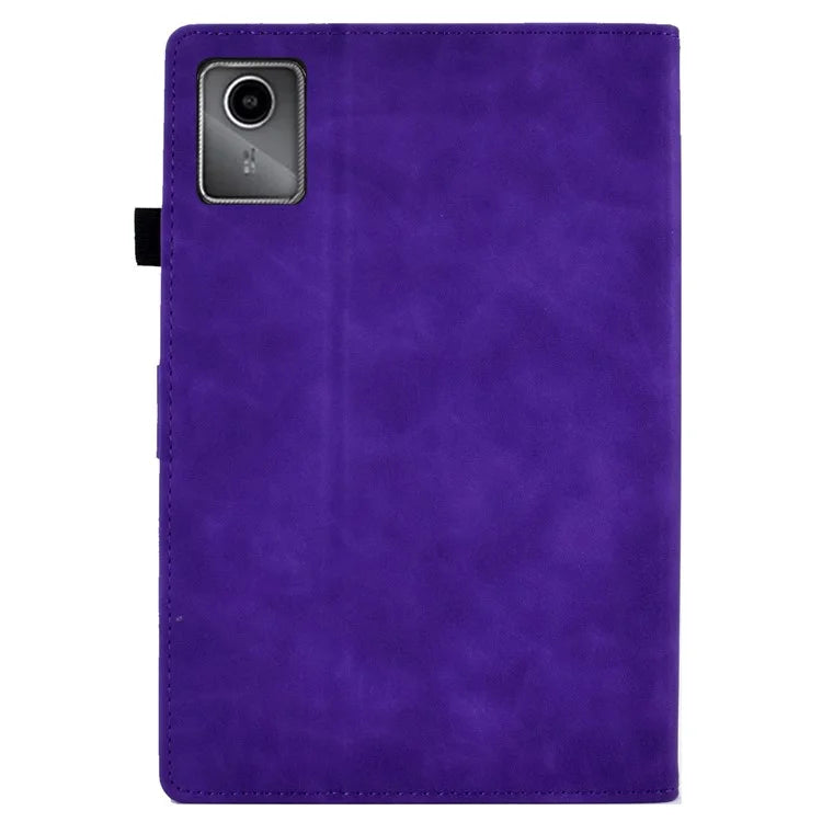 For Lenovo Tab M11 / Xiaoxin Pad 11 2024 Case Microfiber Leather Iron Tower Pattern Tablet Cover