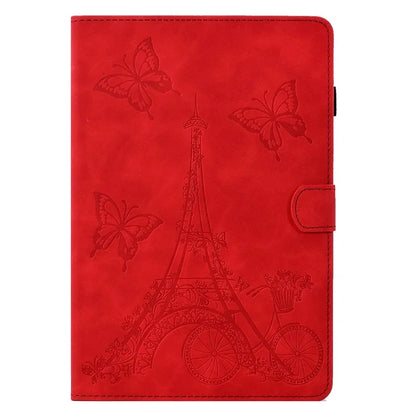 For Lenovo Tab M11 / Xiaoxin Pad 11 2024 Case Microfiber Leather Iron Tower Pattern Tablet Cover