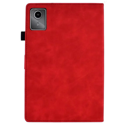 For Lenovo Tab M11 / Xiaoxin Pad 11 2024 Case Microfiber Leather Iron Tower Pattern Tablet Cover