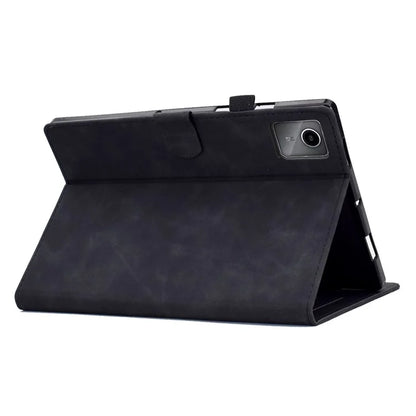 For Lenovo Tab M11 / Xiaoxin Pad 11 2024 Case Microfiber Leather Iron Tower Pattern Tablet Cover