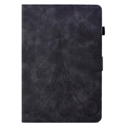 For Lenovo Tab M11 / Xiaoxin Pad 11 2024 Case Microfiber Leather Iron Tower Pattern Tablet Cover
