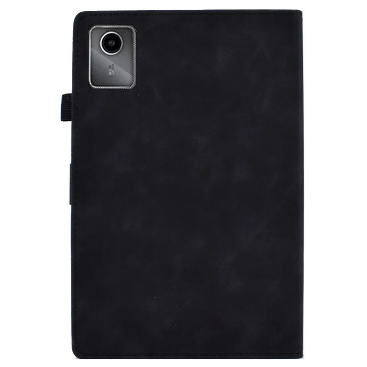 For Lenovo Tab M11 / Xiaoxin Pad 11 2024 Case Microfiber Leather Iron Tower Pattern Tablet Cover