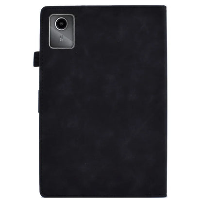 For Lenovo Tab M11 / Xiaoxin Pad 11 2024 Case Microfiber Leather Iron Tower Pattern Tablet Cover