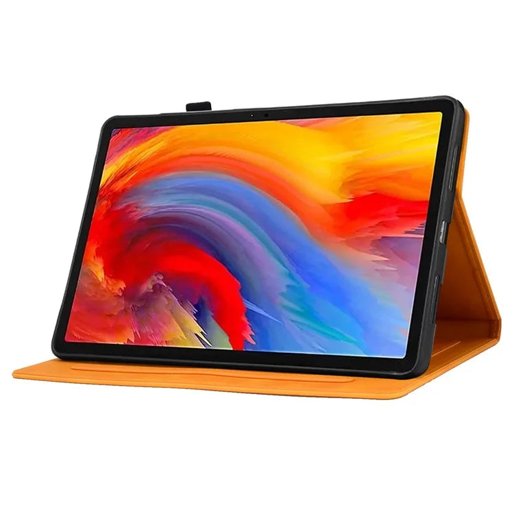 For Lenovo Tab M11 / Xiaoxin Pad 11 2024 Case Microfiber Leather Iron Tower Pattern Tablet Cover