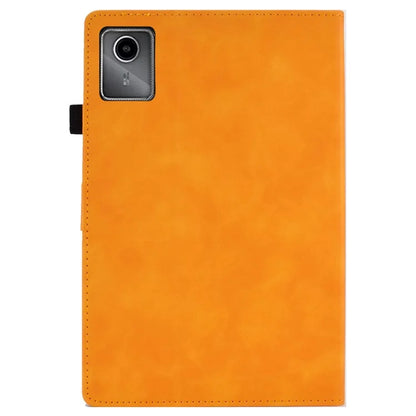 For Lenovo Tab M11 / Xiaoxin Pad 11 2024 Case Microfiber Leather Iron Tower Pattern Tablet Cover
