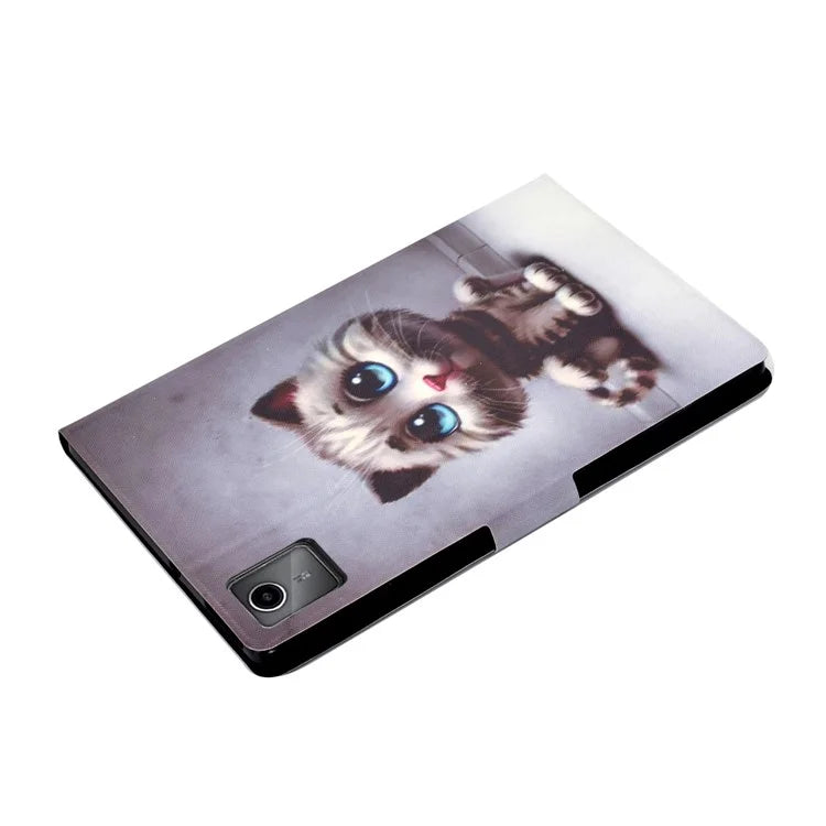 For Lenovo Tab M11 / Xiaoxin Pad 11 2024 Case Card Holder Pattern Leather Tablet Cover