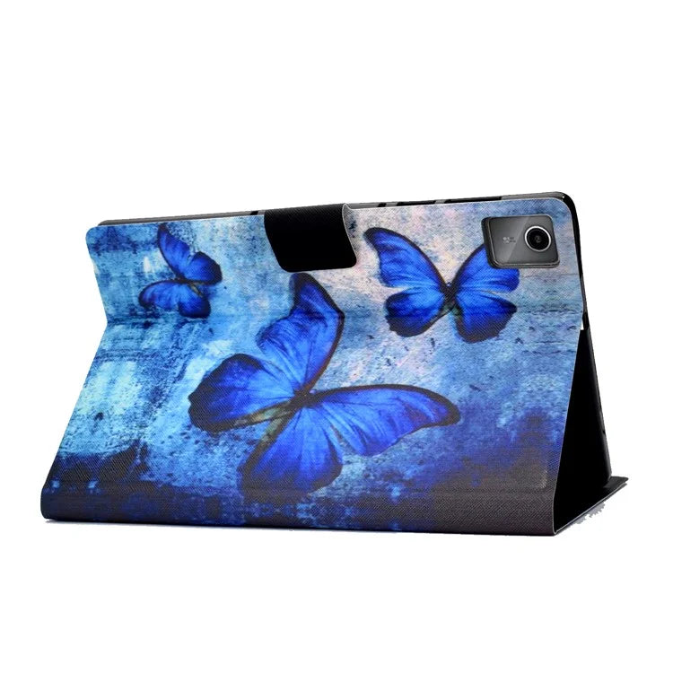 For Lenovo Tab M11 / Xiaoxin Pad 11 2024 Case Card Holder Pattern Leather Tablet Cover