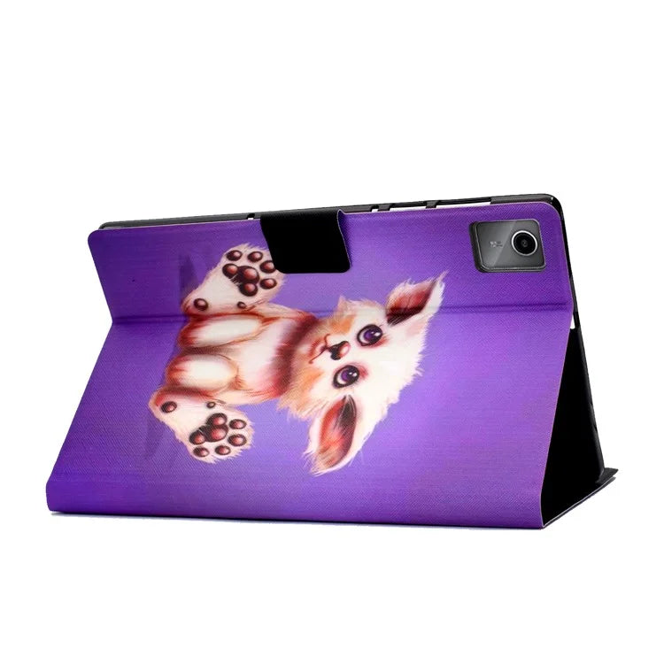 For Lenovo Tab M11 / Xiaoxin Pad 11 2024 Case Card Holder Pattern Leather Tablet Cover