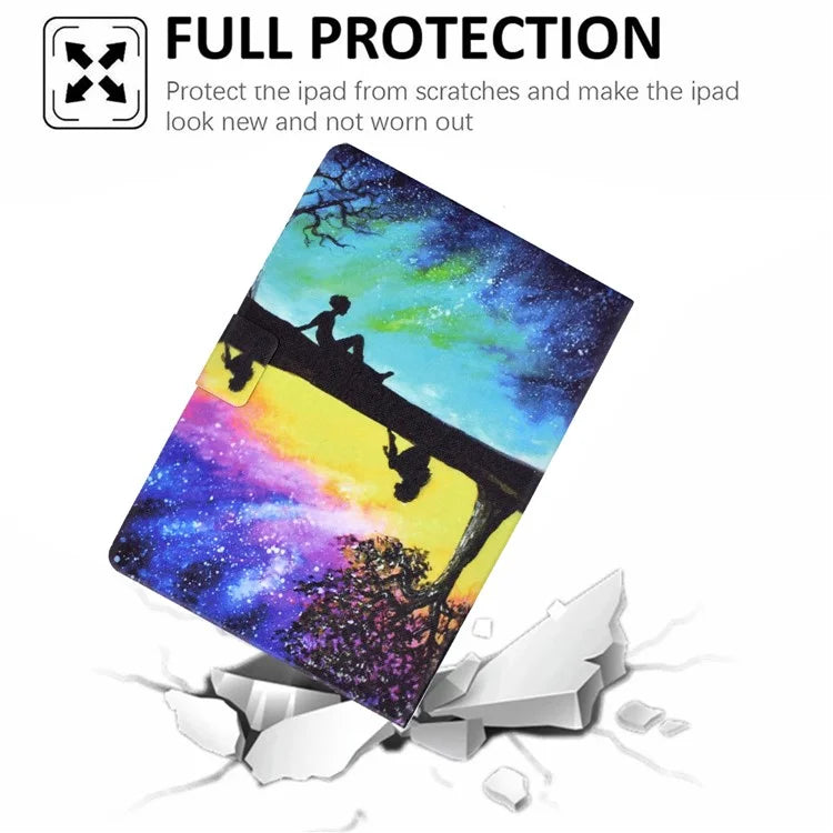 For Lenovo Tab M11 / Xiaoxin Pad 11 2024 Case Card Holder Pattern Leather Tablet Cover