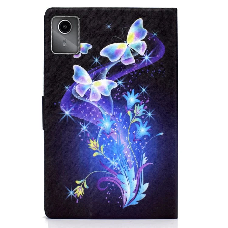 For Lenovo Tab M11 / Xiaoxin Pad 11 2024 Case Card Holder Pattern Leather Tablet Cover