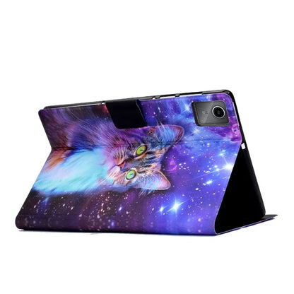 For Lenovo Tab M11 / Xiaoxin Pad 11 2024 Case Card Holder Pattern Leather Tablet Cover