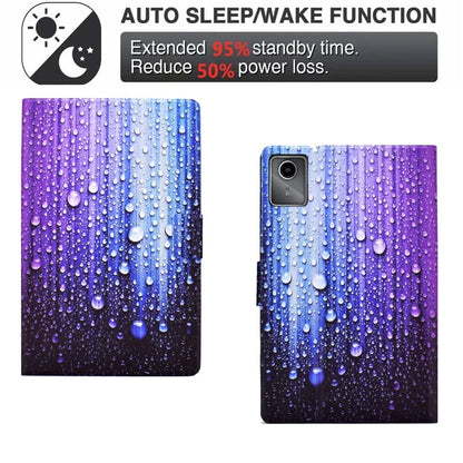 For Lenovo Tab M11 / Xiaoxin Pad 11 2024 Case Card Holder Pattern Leather Tablet Cover