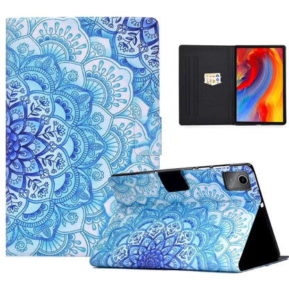For Lenovo Tab M11 / Xiaoxin Pad 11 2024 Case Card Holder Pattern Leather Tablet Cover
