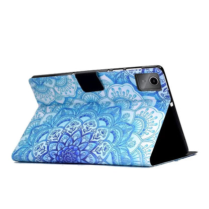 For Lenovo Tab M11 / Xiaoxin Pad 11 2024 Case Card Holder Pattern Leather Tablet Cover