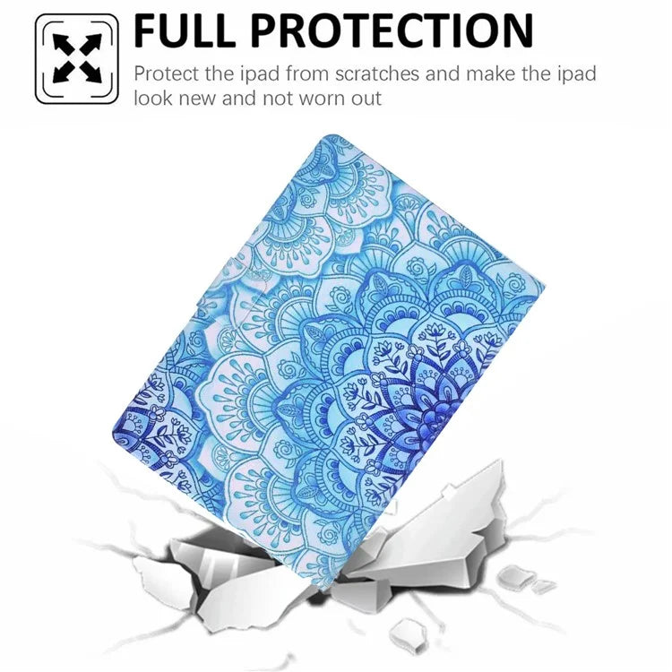 For Lenovo Tab M11 / Xiaoxin Pad 11 2024 Case Card Holder Pattern Leather Tablet Cover