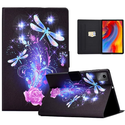 For Lenovo Tab M11 / Xiaoxin Pad 11 2024 Case Card Holder Pattern Leather Tablet Cover