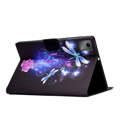 For Lenovo Tab M11 / Xiaoxin Pad 11 2024 Case Card Holder Pattern Leather Tablet Cover