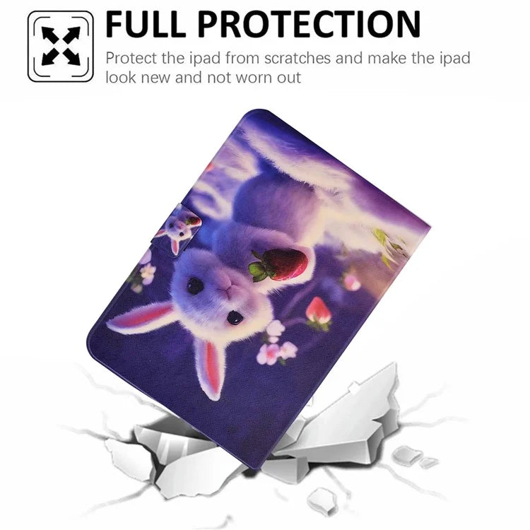 For Lenovo Tab M11 / Xiaoxin Pad 11 2024 Case Card Holder Pattern Leather Tablet Cover