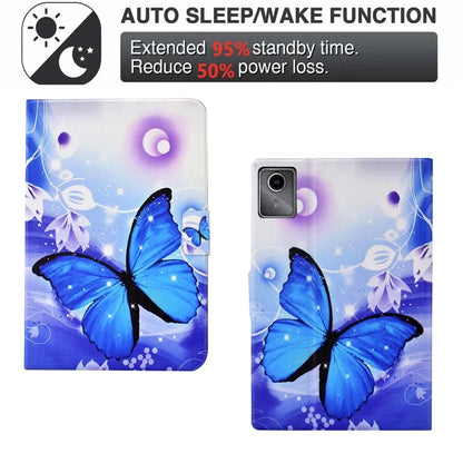 For Lenovo Tab M11 / Xiaoxin Pad 11 2024 Case Card Holder Pattern Leather Tablet Cover