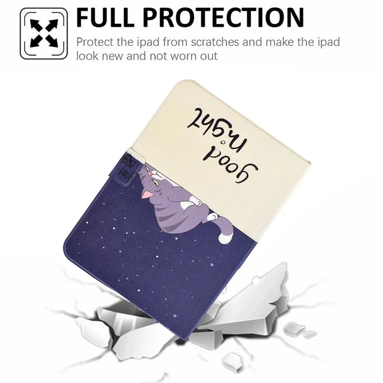 For Lenovo Tab M11 / Xiaoxin Pad 11 2024 Case Card Holder Pattern Leather Tablet Cover