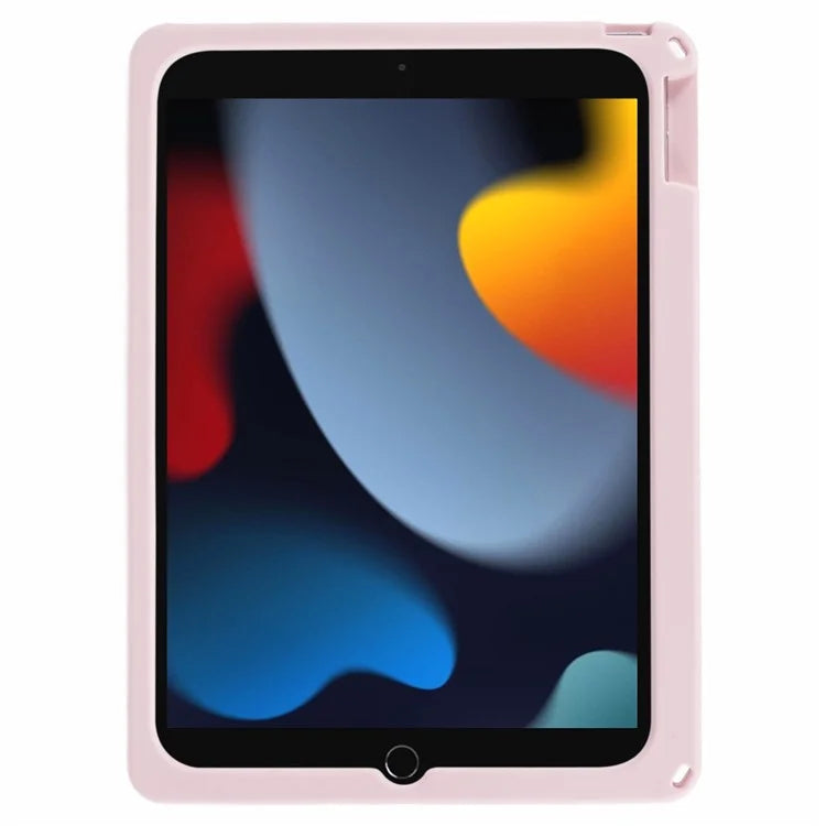 For iPad 10.2 (2021) / (2020) / (2019) / iPad Air 10.5 inch (2019) / Pro 10.5-inch (2017) Silicone Case with Kickstand / Lanyard