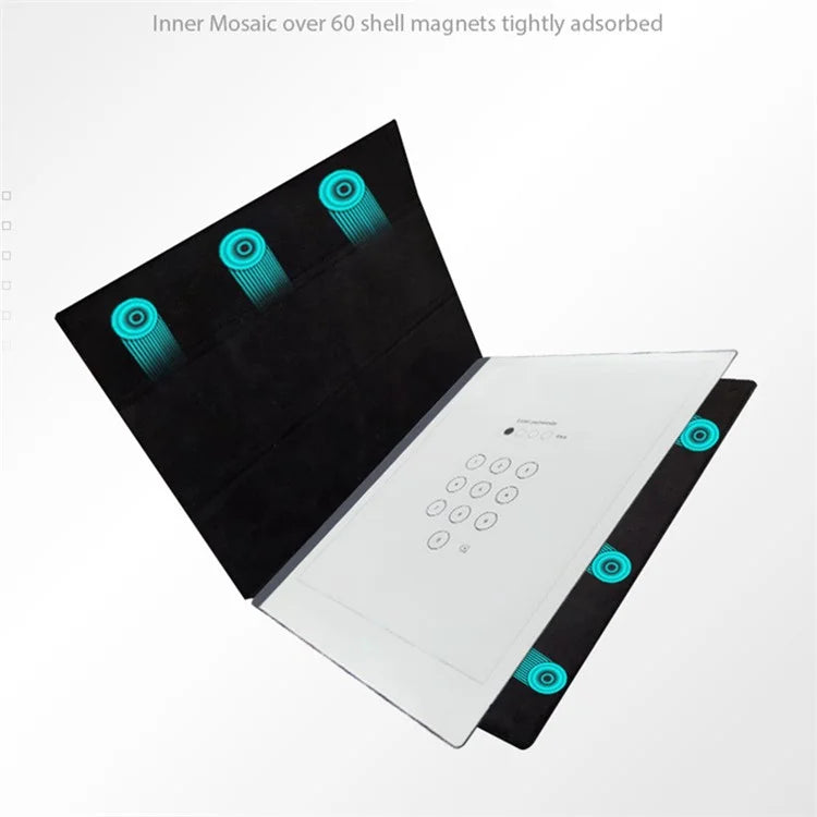 For Remarkable 2 Case Double-Side Magnetic PC+PU Leather Stand E-Reader Cover