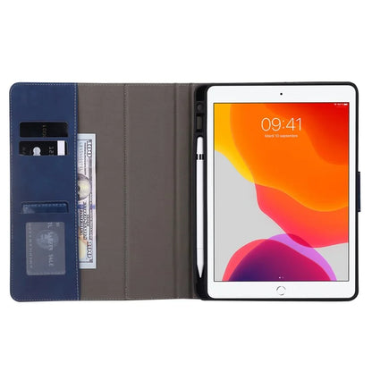 For iPad Air (2013) / Air 2 / iPad 9.7-inch (2017) / (2018) Tablet Case Wallet Leather Flip Cover with Pens Slot
