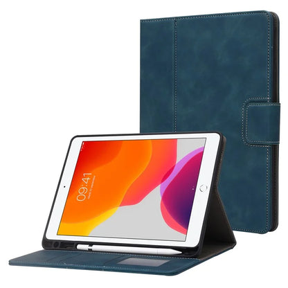 For iPad Air (2013) / Air 2 / iPad 9.7-inch (2017) / (2018) Tablet Case Wallet Leather Flip Cover with Pens Slot
