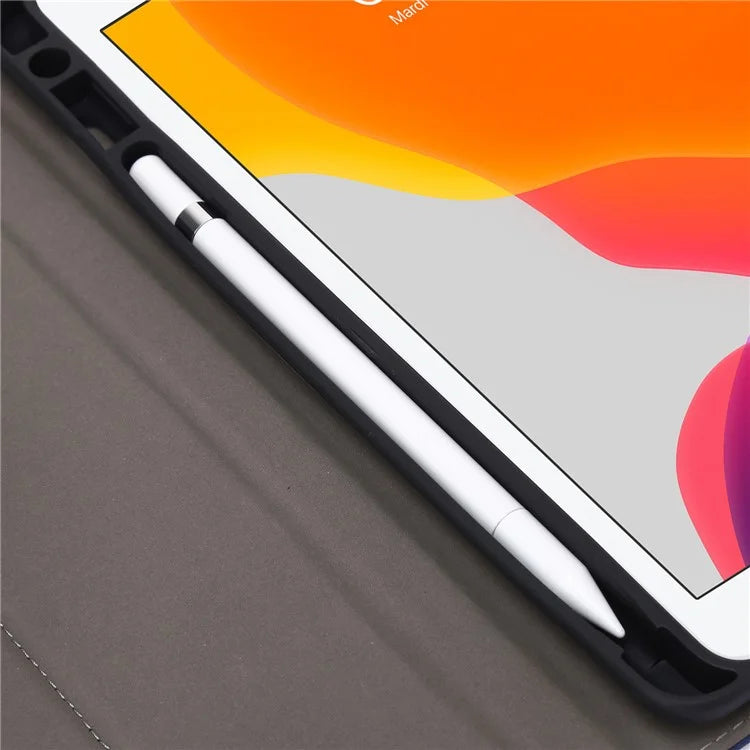 For iPad Air (2013) / Air 2 / iPad 9.7-inch (2017) / (2018) Tablet Case Wallet Leather Flip Cover with Pens Slot