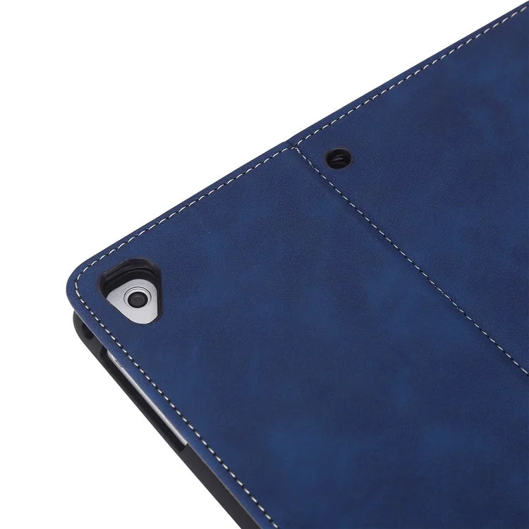 For iPad Air (2013) / Air 2 / iPad 9.7-inch (2017) / (2018) Tablet Case Wallet Leather Flip Cover with Pens Slot