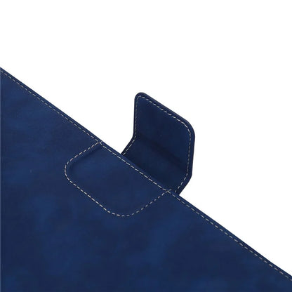 For iPad 10.2 (2021)  /  (2019)  /  (2020)  /  Air 10.5 inch (2019) Case Wallet Calf Texture Tablet Cover with Pens Slot