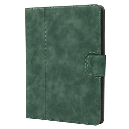 For iPad 10.2 (2021)  /  (2019)  /  (2020)  /  Air 10.5 inch (2019) Case Wallet Calf Texture Tablet Cover with Pens Slot