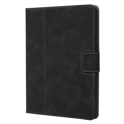 For iPad 10.2 (2021)  /  (2019)  /  (2020)  /  Air 10.5 inch (2019) Case Wallet Calf Texture Tablet Cover with Pens Slot