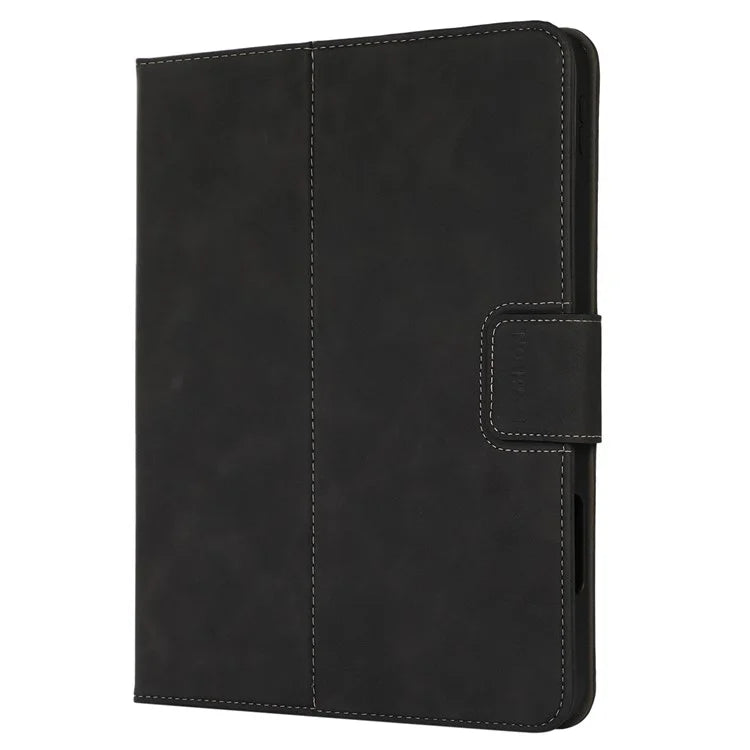 For iPad 10.9 (2022) Case Leather Flip Wallet Tablet Cover with Pens Slot