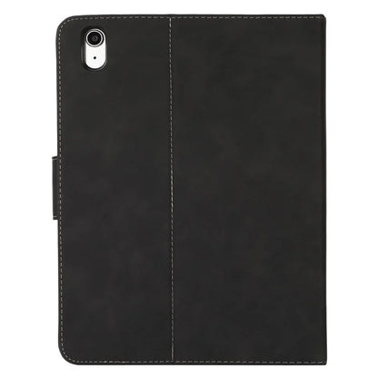 For iPad 10.9 (2022) Case Leather Flip Wallet Tablet Cover with Pens Slot