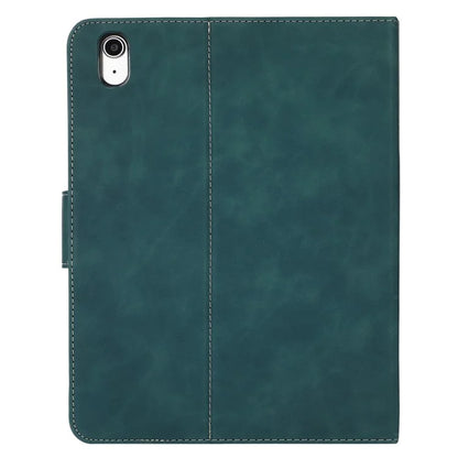 For iPad 10.9 (2022) Case Leather Flip Wallet Tablet Cover with Pens Slot
