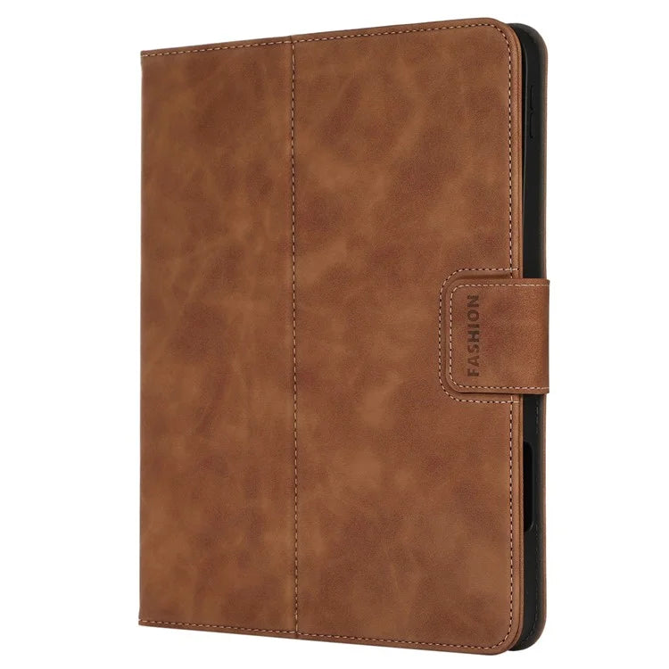 For iPad 10.9 (2022) Case Leather Flip Wallet Tablet Cover with Pens Slot