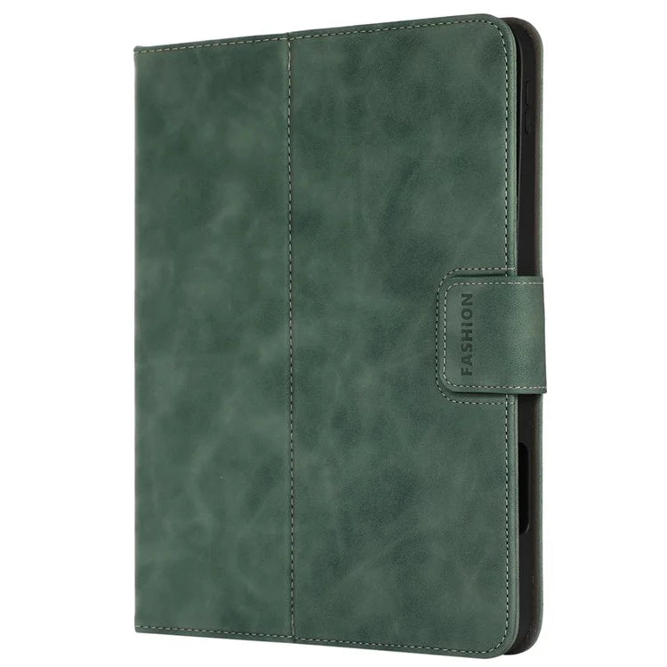 For iPad 10.9 (2022) Case Leather Flip Wallet Tablet Cover with Pens Slot