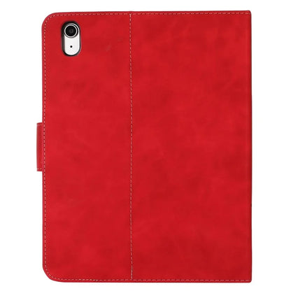 For iPad 10.9 (2022) Case Leather Flip Wallet Tablet Cover with Pens Slot