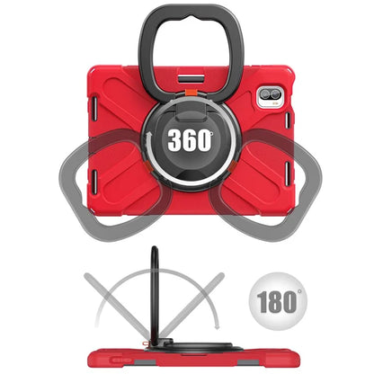 For Xiaomi Pad 5 Case Rugged Corner Protection PC+Silicone Tablet Cover with Rotating Kickstand