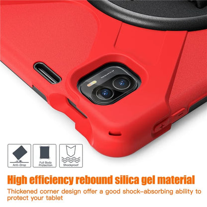 For Xiaomi Pad 5 / Pad 5 Pro Case Kickstand PC+Silicone Rugged Tablet Cover with Hand Strap